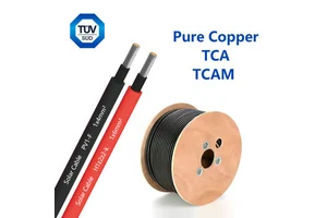 Dc Pv Solar Wire Cable XLPE Solar Power Station Sun-power 2.5mm 4mm 6mm 10mm AC 1000V DC 1500V TCA CCA Pure Copper Solar Cable