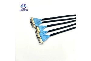 40AWG Hotten 30pin Micro Coaxial Cable Assembly for EDP LVDS Screen Panel(NoteBook PC/TV)