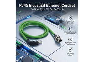 Custom RJ45 Ethernet Cable Cat6 Cat5e Shielded Profinet Type C Industrial Data Patch Cord Any Meters