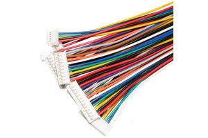 2.54mm Pitch XH2.54 2P 3P 4P 5P 7P 8P 9P 10P Straight Pin Socket Single Ended Wire 60mm 26AWG Red 1.5GHz