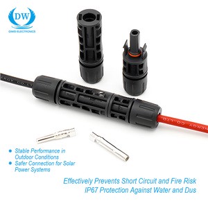 Male Female Photovoltaic IP67 Waterproof Solar PV Energy Connector For PV Solar System Panel Cable