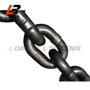 High Quality G80 Galvanized Alloy Steel Welded Rigging Lifting Chain Plain Finish Drag Chain For Chain Hoist Block