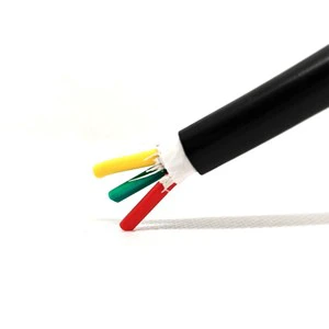 RVV 2 3 4 5 Core Copper Conductor Cord Flexible IEC 60227 CE 0.75 1 1.5 2.5 4 6mm Electrical Cable Wire H05VV-F Power Cable