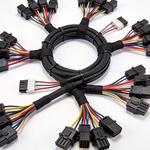 High Temperature Resistant PTFE/Nylon Industrial Wiring Harness and Cable for Computer Furnace Harsh Environment Control