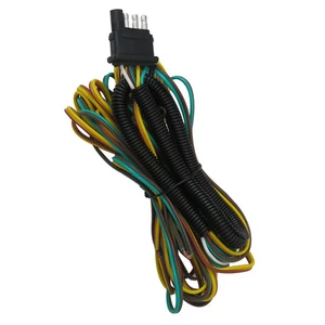 Trailer Light Wiring Harness Extension with 4-Pin Plug 24 '' Flat Cable