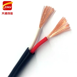 Copper Stranded Conductor Royal Cord Flexible RVV Power Cable Wire H05VV-F 1.5 2.5 4 6mm 2 3 4 5 Core Electrical Cable PVC