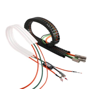 4 Pin Wire Harness Copper Core Cable Assembly High Flexibility PVC PUR Chain Cable Industrial