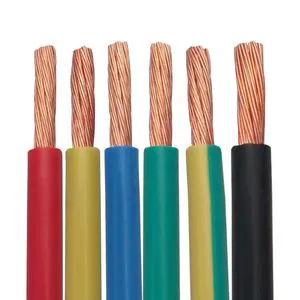 Wholesale 100m MOQ Flexible PVC Wire and Cable 1mm-16mm Stranded Low Voltage Power Cable With PE Insulation Electrical Wires