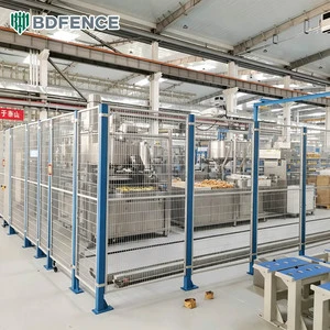 Wear Resistant Robot Guard Fence Hardened Welded Wire for High Frequency Cyclic Operation Robot Working Areas