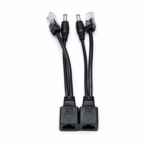 Wholesale High Quality RJ45 DC Power Passive PoE Splitter Adapter Cable Assembly Y Splitter For CCTV IP Camera Security System