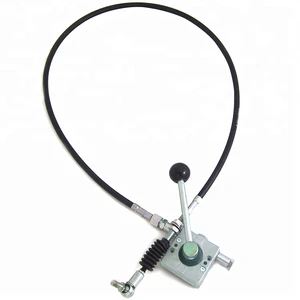 Machinery Accessories Roller Throttle Joystick Lever Loader Push Pull Handle With Cable 2.2 Meter Long