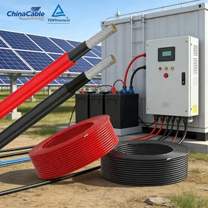 Bulk Supply IEC 62930 Solar Cable DC 1500V Single Core for Solar Panel Wire 1.5mm² 4mm²