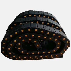 High Quality Carrier Drag Chain Cable Wire Bridge Type Nylon Flexible Cable Drag Chain Closed Made Of Plastic