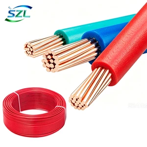 100% Pure Copper PVC Insulated Flexible BVR Electric Cable and Wire 0.5mm2 0.75mm2 2.5mm 2.5mm2 6mm 10mm2 16mm 16mm2