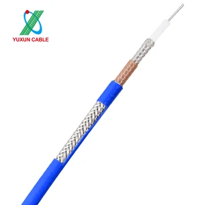 Teflon High Temperature Triaxial Cable Triple Shielded TRX 142 RF Coaxial Cable For Electric Power And New Energy