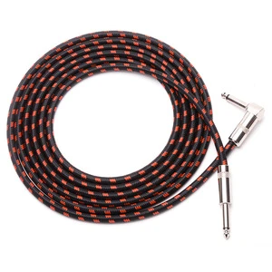 Electric Guitar & Bass Folk Instrument Accessory Copper Durable Noise Reduction Connection Cable
