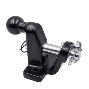 Heavy Duty 3.5T Black Ball & Pin Coupling Trailer Parts & Accessories