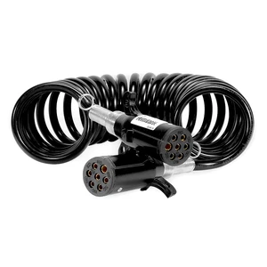 Trailer Part Accessories Waterproof Air Line Hose Assemblies 7 Cores Trailer Spring Cable Cord for Volvo MAN DAF Iveco Truck