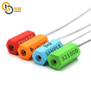 YDCS204 Yuedun Brand Cargo Container Truck Trailer Cable Seal Lock Shandong Adjustable Length Hexagonal Wire Cable >1.6KN