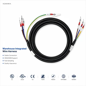 Custom Copper Core IP68 Shielded Wire Harness for AGV Robot Electronic Computer Signal Power Transmission Cable Assembly