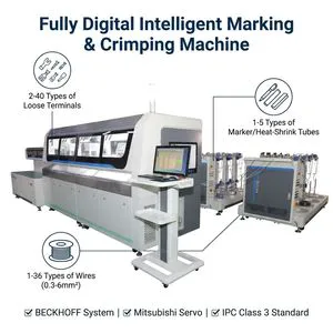 Industrial Secondary Wiring Harness Digital Intelligent Fully Automatic Cutting Stripping Automatic Wire Processing Machine