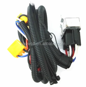 H4 Relay Harness Adapter 1.5m Pure Copper Wire Halogen 2 Headlight Ceramic Controller Socket Plugs Kit for Car Auto