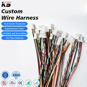 Automotive Wire Harness with JST Connector PH XH SH ZH VH Custom OEM ODM IATF16949 Factory