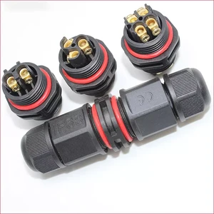 2 Pin 3pin 4 pin 5pin 6pin 7pin 10pin M20 IP67 IP 68 Screw Connector Electrical Circular Wire Cable IP67 Connect