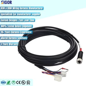 High Quality Electronic Industrial Control 9-Pin DIN Adapter Bare Copper PVC Jacket Electrical Cable Harness Manufacturer