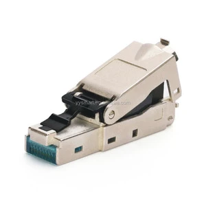 CAT6A CAT7 FTP RJ45 Toolless Connector Modular Plug