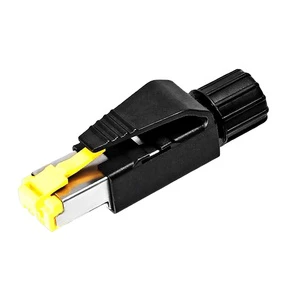 Factory Wholesale 4 Core Waterproof Industrial Grade RJ45 Ethernet Cable Profinet Crystal Head Ethernet Network Plug