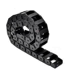 25*90mm R55 Openable Nylon Cable for Drag Chain CNC Machine Worktable with Bearing Bridge Type Flexible Chain for Work