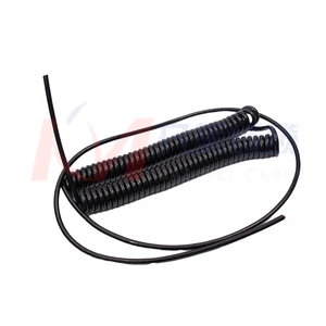 Copper Conductor Spiral Cable for Mobile & Emergency Lighting Systems Outdoor Telescopic Design
