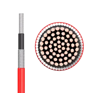 16mm2 DC Solar Cable PV1-F RIPO UV Resistant Tinned Copper Solid Conductor XLPE Cross-Linked