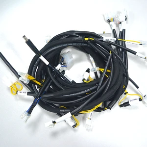 Custom 3 Cores Copper Conductor Engine Wiring Harness Automotive Industrial Control Cable Assembly