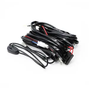 High-Power Relay Burst Flash Car Modification LED Spotlight Wiring Harness Auxiliary Fog Lamp Controller Switch Wiring Harness