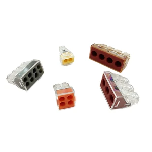 Electric Quick Wire Cable Connector Universal Push-In Terminal Blocks for Hard Wire