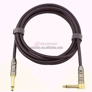 Guitar Cable Oxygen-free Copper Double Shielded Strong Noise Reduction Cable 6.35 Effector Bass Guitar Instrument