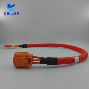 New High Temperature Resistant Customized EV Automotive Signal Wiring Harness with Plug and Outlet Wire Length 600