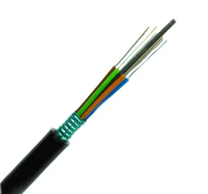 Factory Supply 2 4 6 8 12 16 24 48 96 144 Core GYTS Direct Burial Underground And Armored Outdoor Optical Fiber Cable