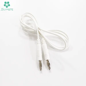 Custom 2.0/4.0MM Banana Male/Female Plug Monopolar Cable Soft PVC/Silicone 2.0/4.0MM Banana Plug Audio Speaker Cable