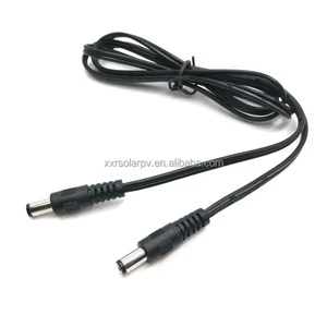 Solar Panel Extension Cord 5.5x2.1mm DC Power Cable Male to Male 0.2M/0.5M/2M Cable Solar Raw Materials