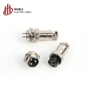 GX16 Aviation Plug and Socket Connector 2/3/4/5 Pin Male Female 10A Copper Industrial Circular Connector