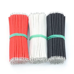 High Temperature Glass Fiber Braided Silicone Wire for Insulated Thermos Processing Equipment Wire Harness