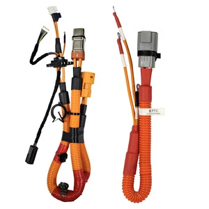 New Energy Vehicle High-Voltage Copper Core Cable Harness Customization Electric Bus Power Control System Automobile Motorcycle