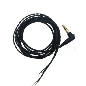 New Arrival Hotsale Semi-finished 4 Cords Twisted Earphone Cable Diy