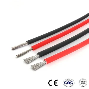PV1-F Solar Photovoltaic Tinned Copper Solid Conductor XLPE Insulation Cable 300V/450V IP67/IP68 Rating 2.5-10mm Diameter