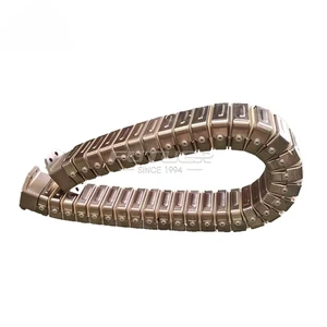 Metal Cable Drag Chain Hose Carrier Totally Enclosed Steel Cable Drag Chain