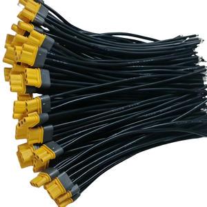 Custom MR30 3-Pin Silicone Wire Harness With Precision Terminals OEM 16AWG 18AWG 20AWG Flexible Power Lead For UAV Drone ESC