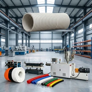 Heavy Duty Cable Protection PE Spiral Hose Extruder Machine Production Line for PE Sleeve Cable Tube